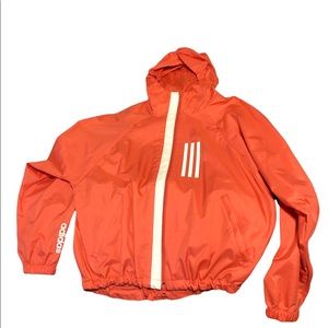 Neon pink adidas jacket